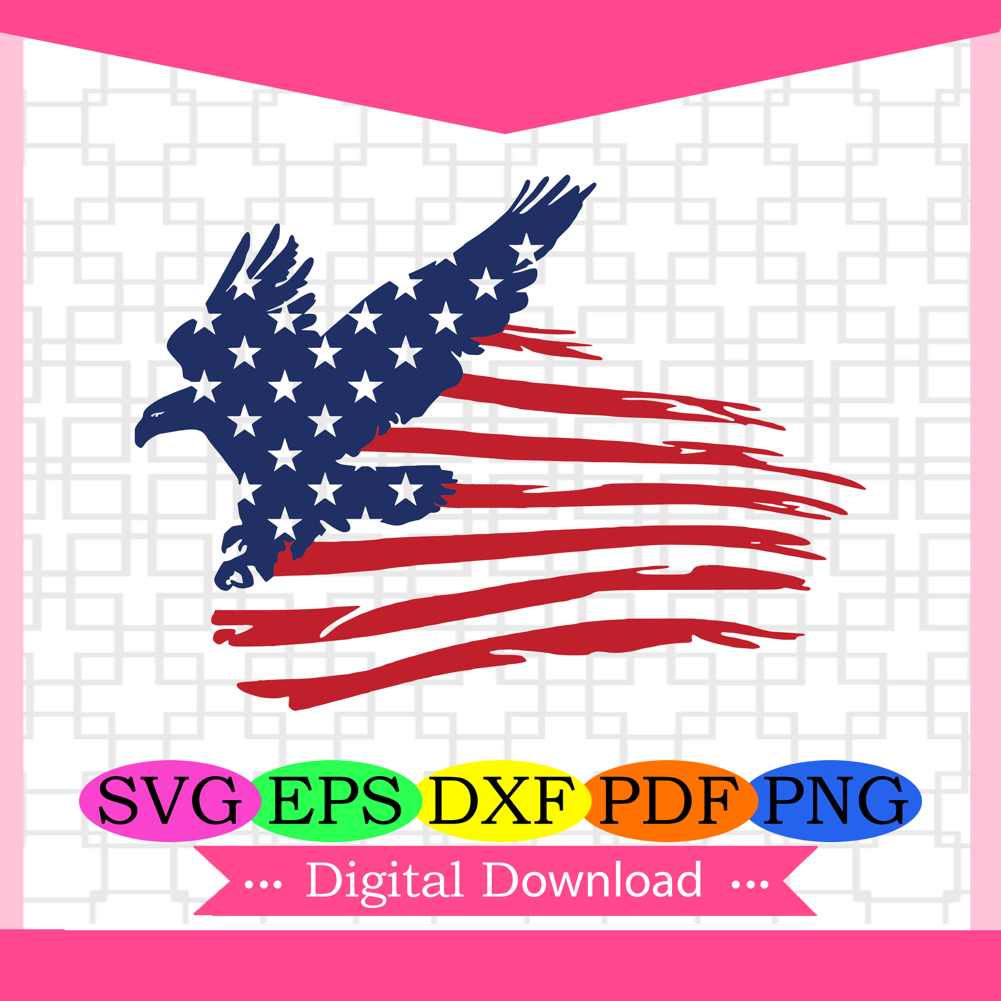 Download American Flag Eagle Svg American Flag Svg Independence Day Svg 4th Silkysvg