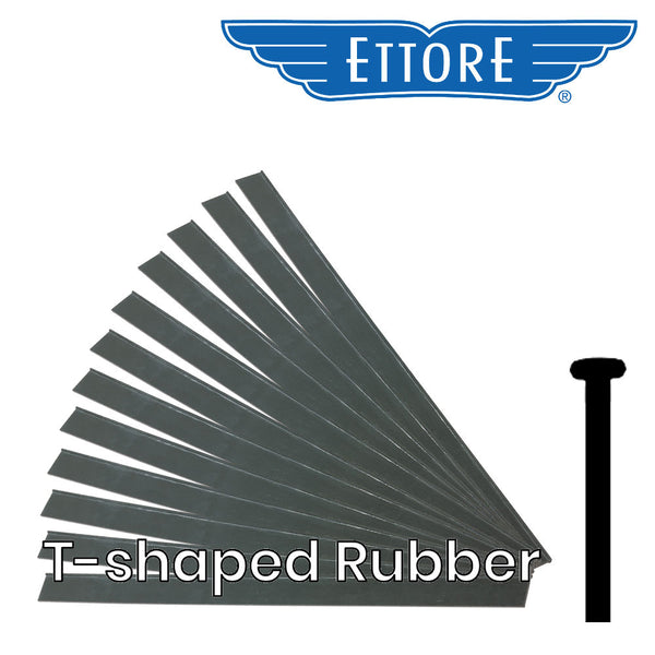 Ettore Complete SS with Rubber Grip Super Squeegee, Completes