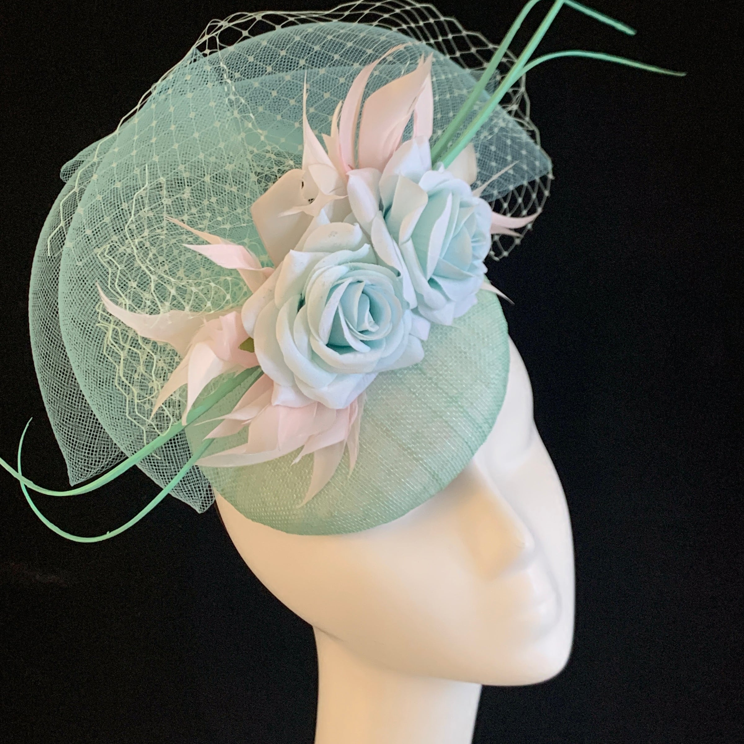 mint color hat