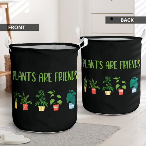 Cannabis Plant Laundry Basket