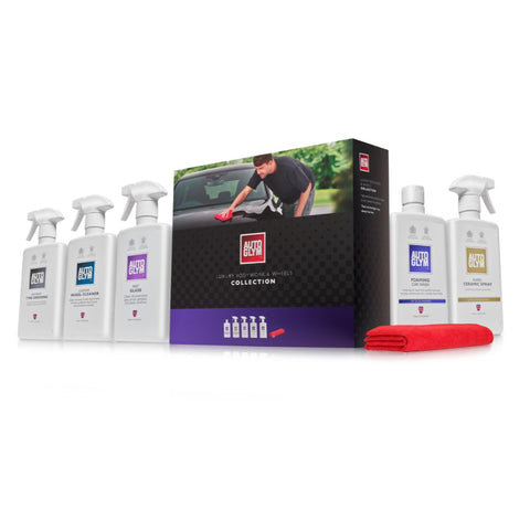 Autoglym Bodywork and wheels kit. perfect gift for men. gift hamper for car guy. best shampoo, wheel cleaner and protection. Autoglym Ireland, Autoglym Cork Ireland