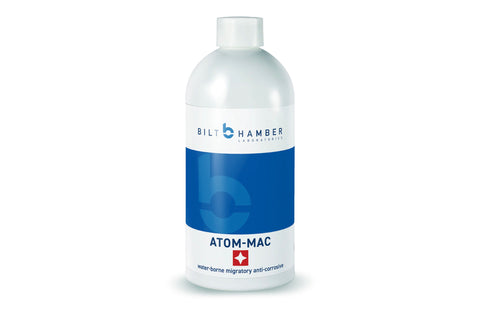 Bilt Hamber Atom-Mac. Best rust prevention spray for wheel arches, brake discs and underbody. Undercarriage rust prevention. Rust mitigator for classic car. Rust protection for vintage cars. Bilt Hamber Cork, Bilt Hamber Ireland