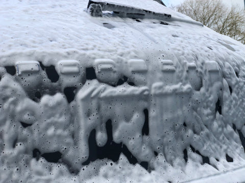 Porsche Macan Turbo. Porsche Ireland. Snow foam pre wash on porsche. satisfying car wash. Snow Foam Ireland. Snow Foam Cork Ireland. Best Snow Foam