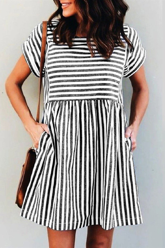 short striped dress