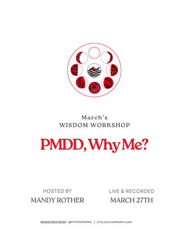 PMDD, Why Me? event information - March 27th, 8 PM EST