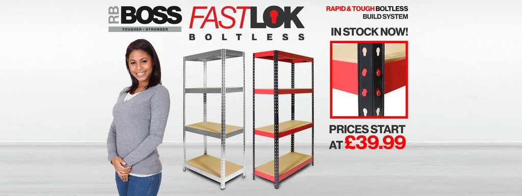 Garage Shelving, Storage Unit, Freestanding, Shelf, Shelves, FastLok