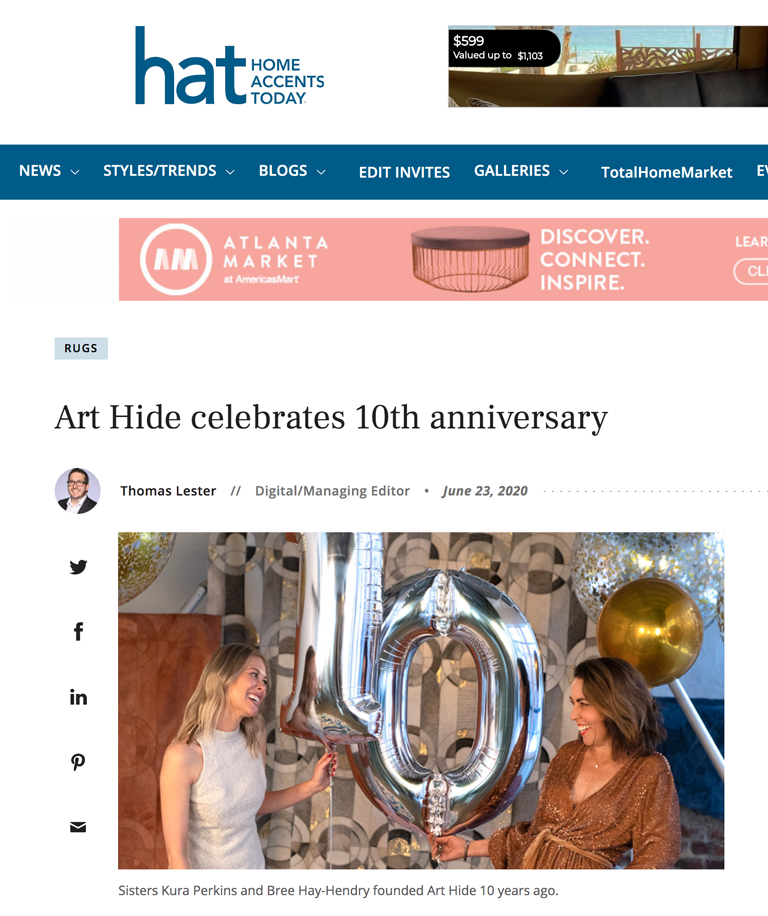 Art Hide Celebrates 10th Anniversary