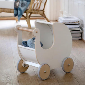 wooden baby pram walker