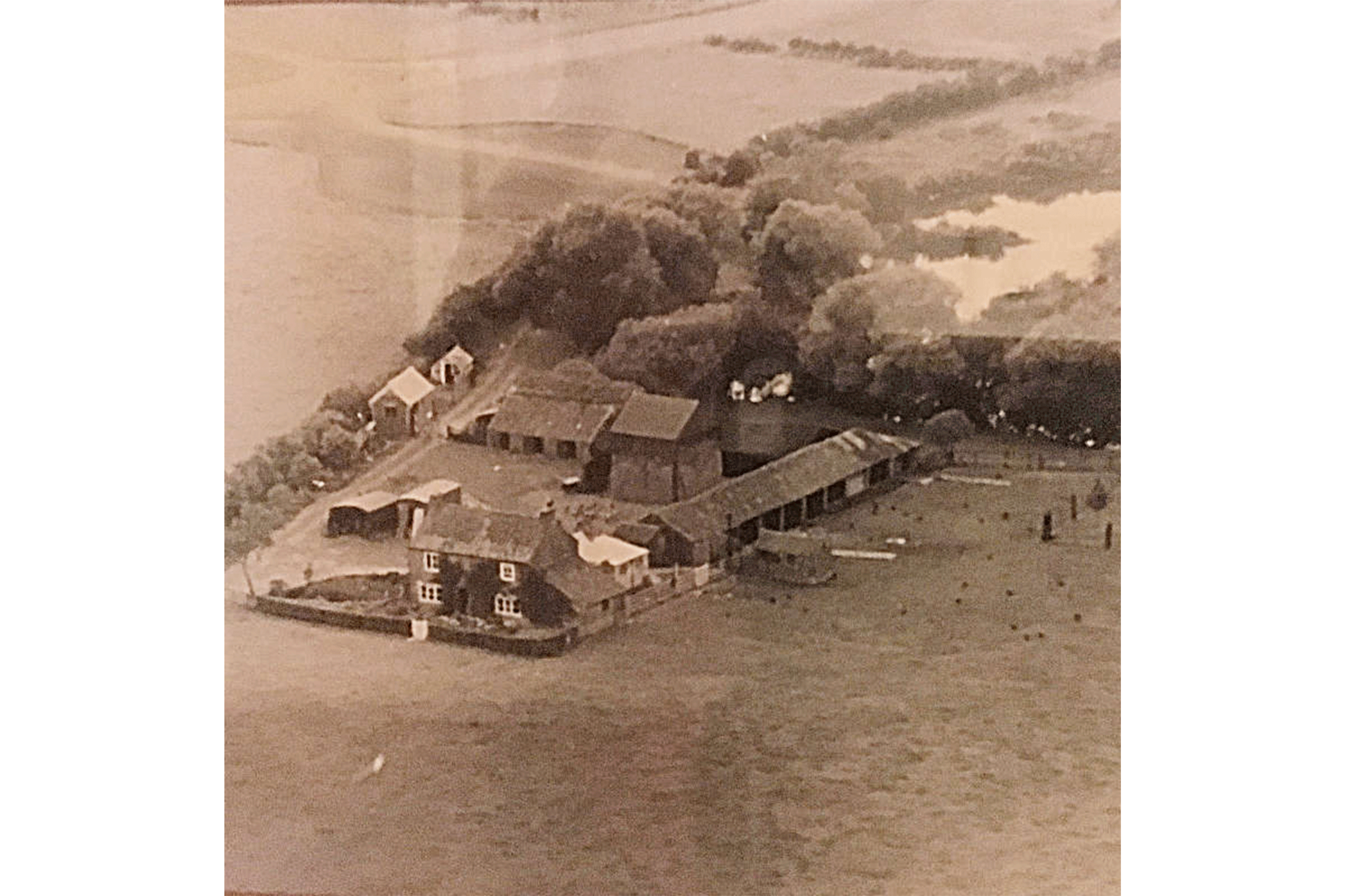 A vintage photo of Morndyke Farm