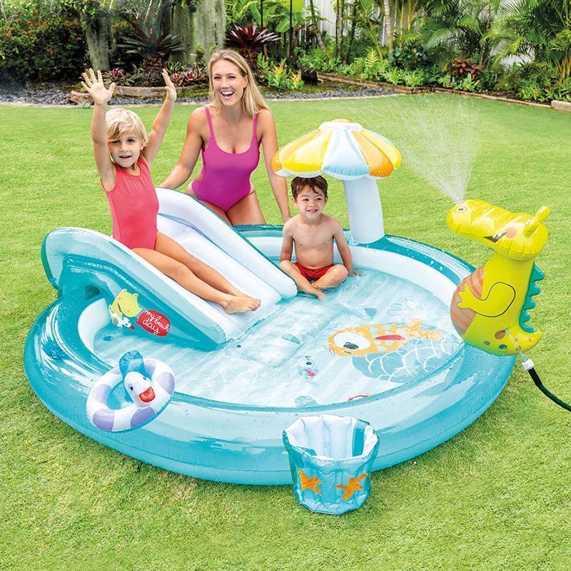 inflatable pool play center