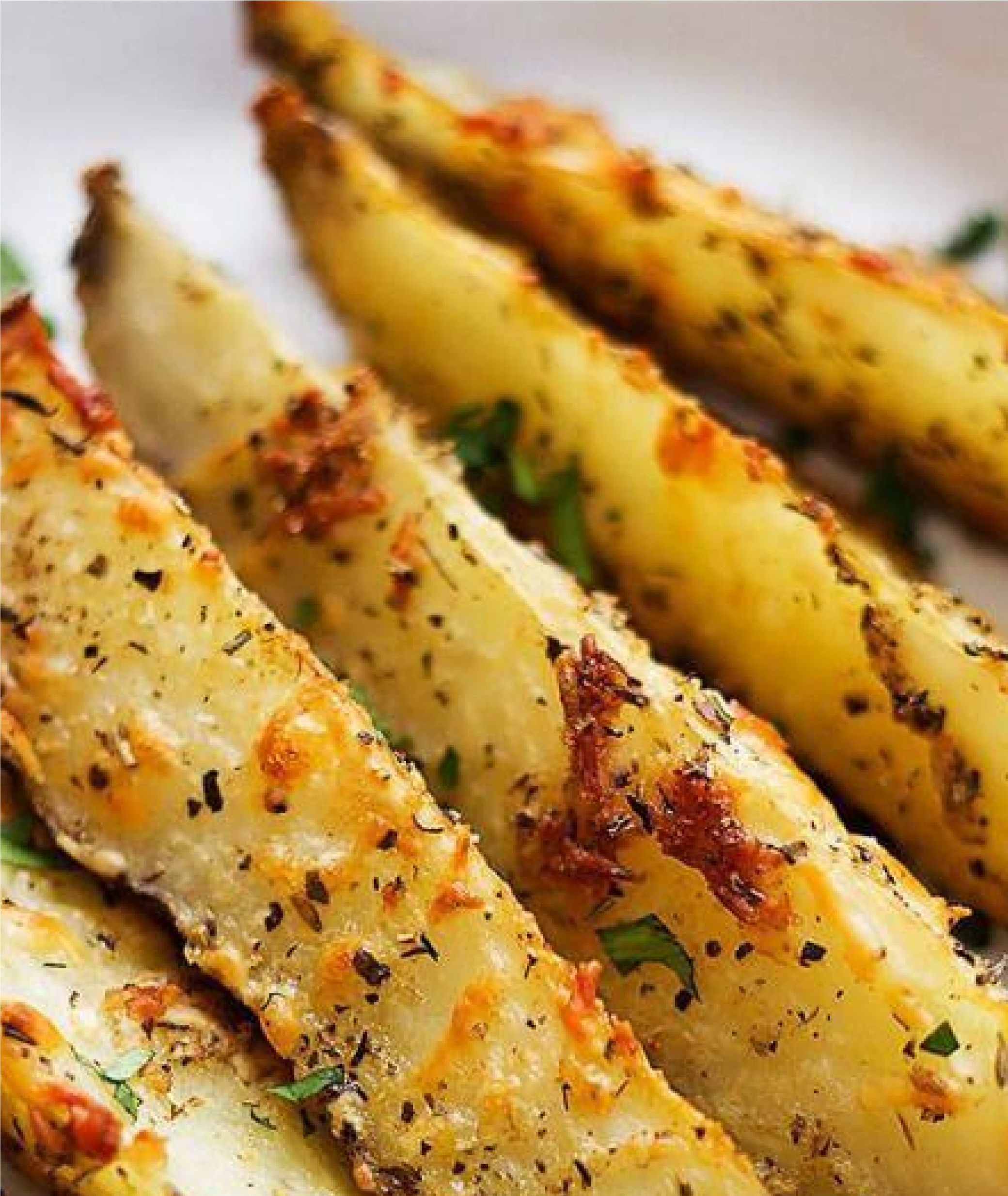 Baked Garlic Parmesan Potato Wedges