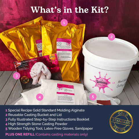 Family Kit & Refill Bundle: Make 2 Castings - Edinburgh Casting Studio