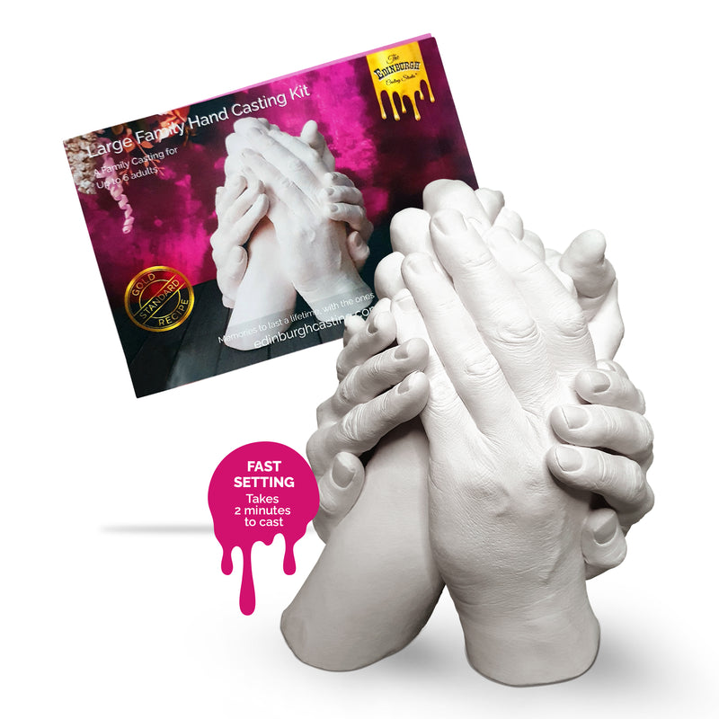 SRC - Couples Hand Casting Kit • Couples Entwined Hand Cast with