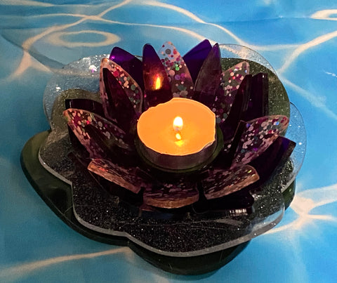 Lotus Candle Holder Finished Project