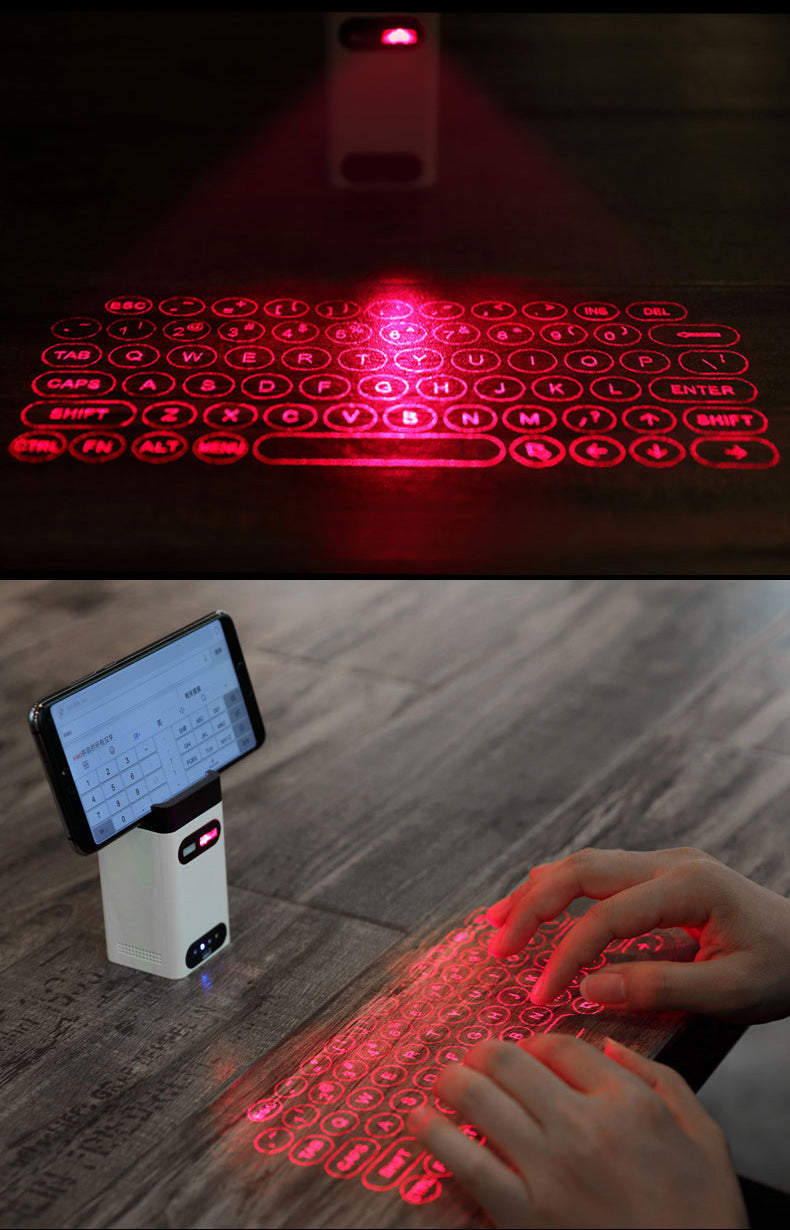 Working Display Of Laser Keyboard