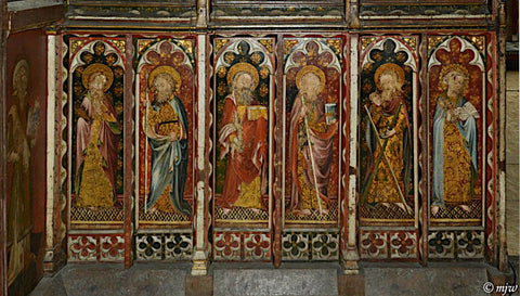 Gothic screen depicting Saint Andrew