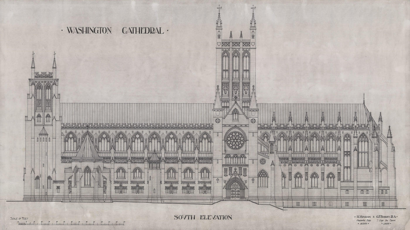 Bodley's plan for the new cathedral