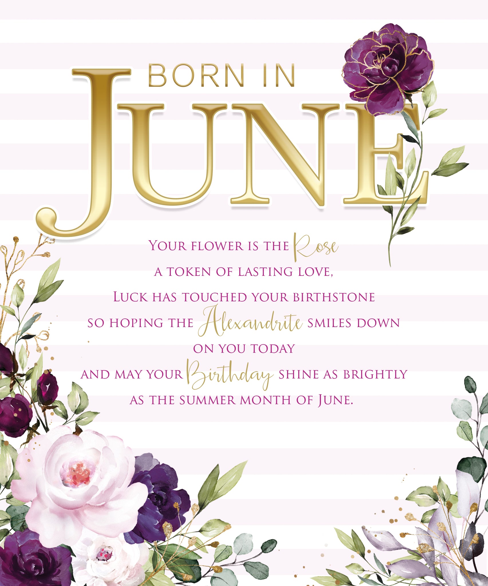 June Birthday Birthday Wishes Card Cherry Orchard Online