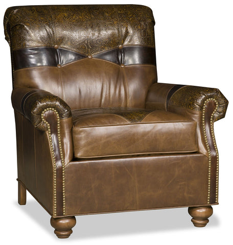 paul robert luke chair leather rustic modern 