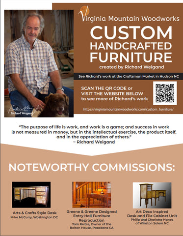 Richard Weigand Woodworker FLyer