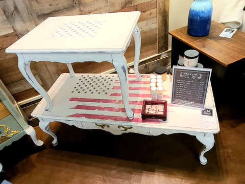 restored by nat patriotic tables