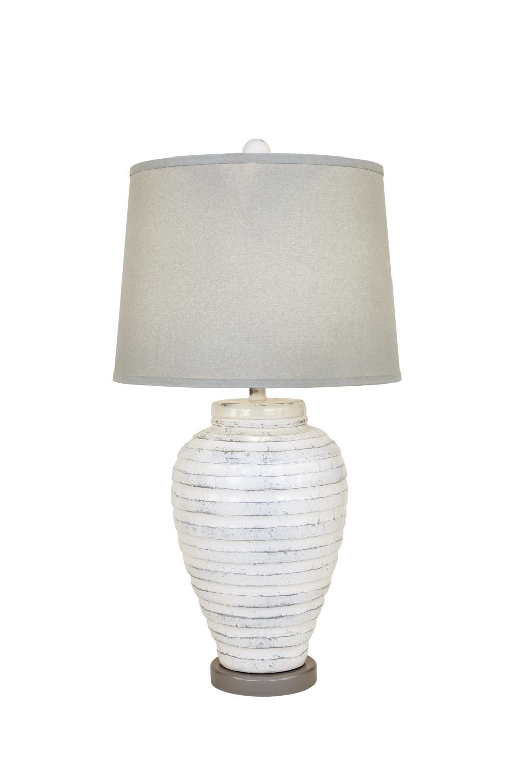 grey base table lamps