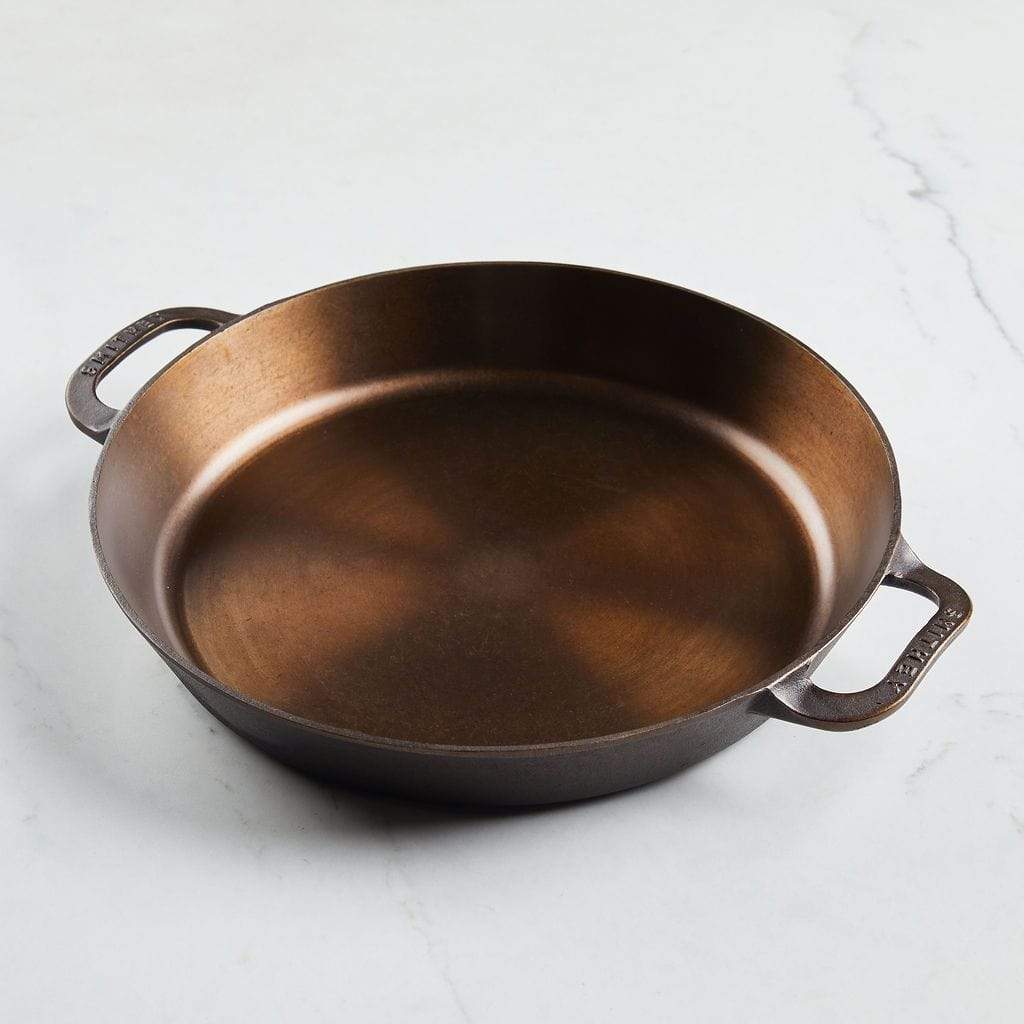 14 Dual Handle Cast Iron Skillet