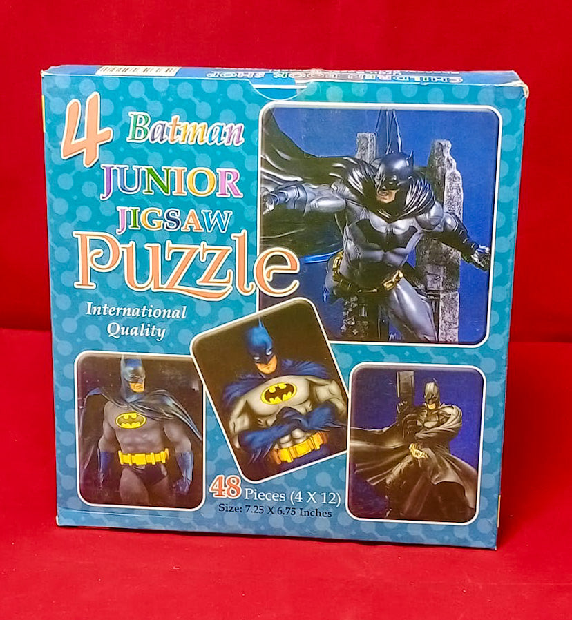 4 Batman Junior Jigsaw Puzzle – TariqBooks