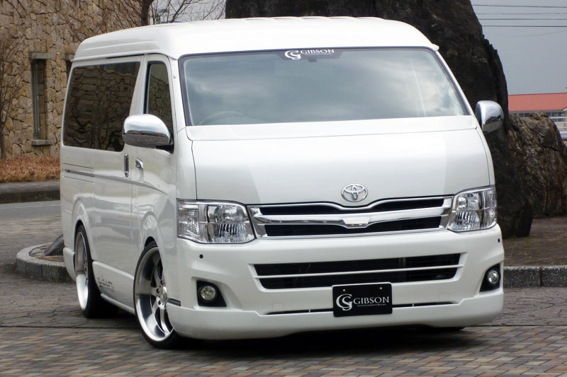 ハイエース200 MIDDLE ROOF WIDE BODY（Ⅲ型）GIBSONフロントハーフスポイラー カスタム1