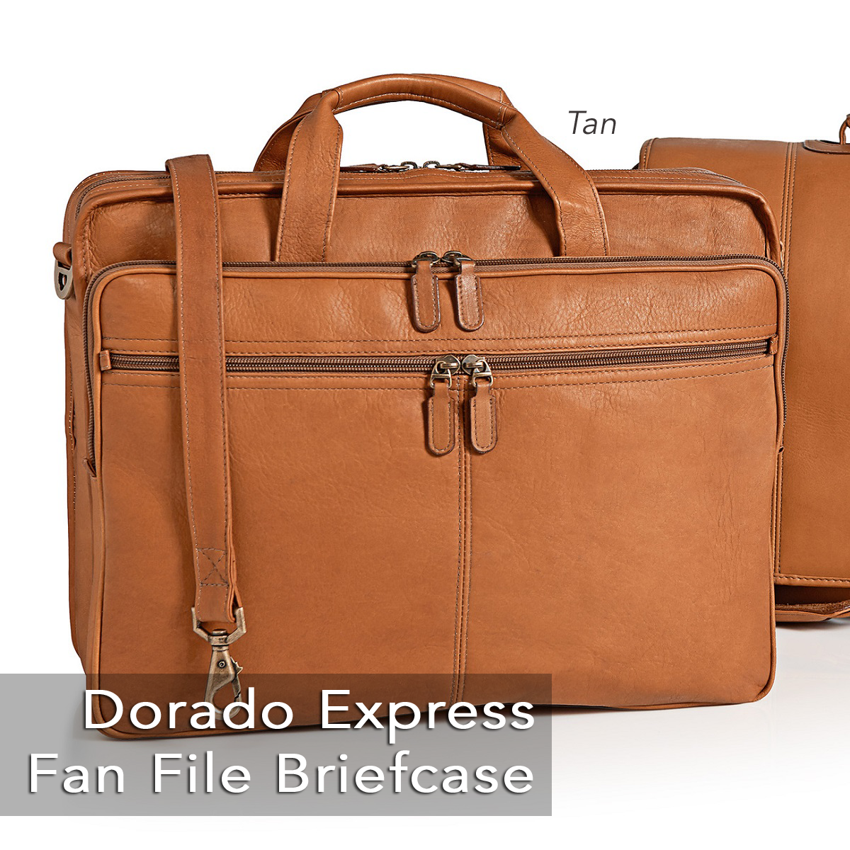 dorado leather briefcase