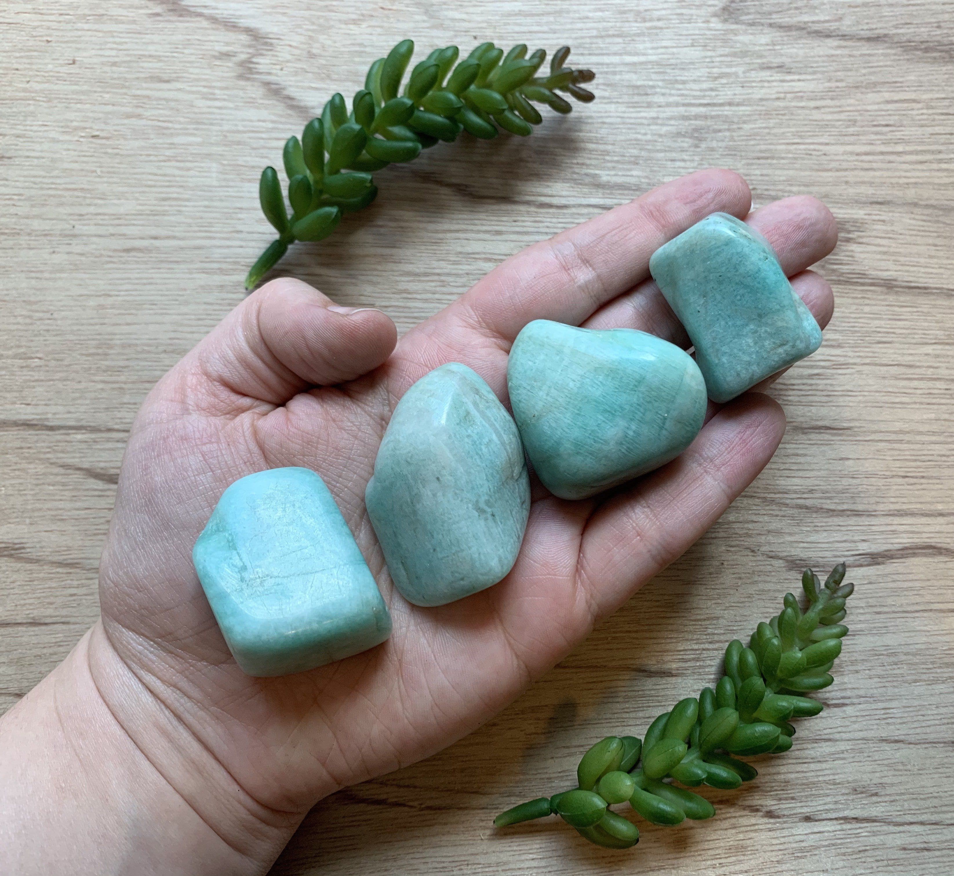 Amazonite Tumbled Stones L Xl Pick Your Own Stone