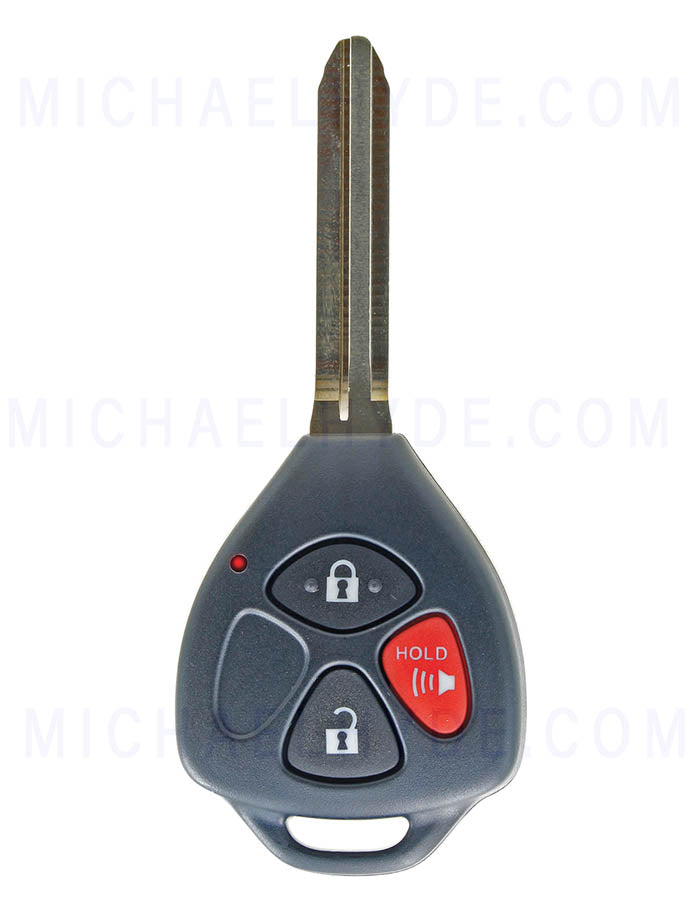2010-12 RAV4 Toyota Remote Head Key - G Chip - 3 Button - 89070-0R050 - USA Built - Factory Original - FCC: HYQ12BDC