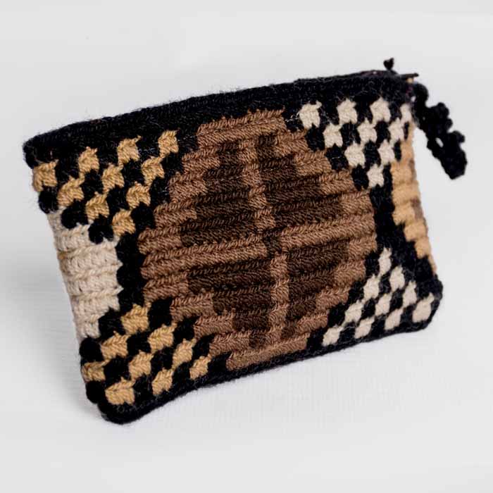 Bolso bandolera bandolera Andes SolAzul Wayuu – Handmade