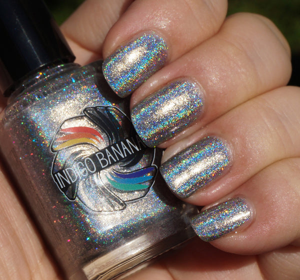 Holy Matrignomey - silver linear holographic - super holo – Indigo Bananas