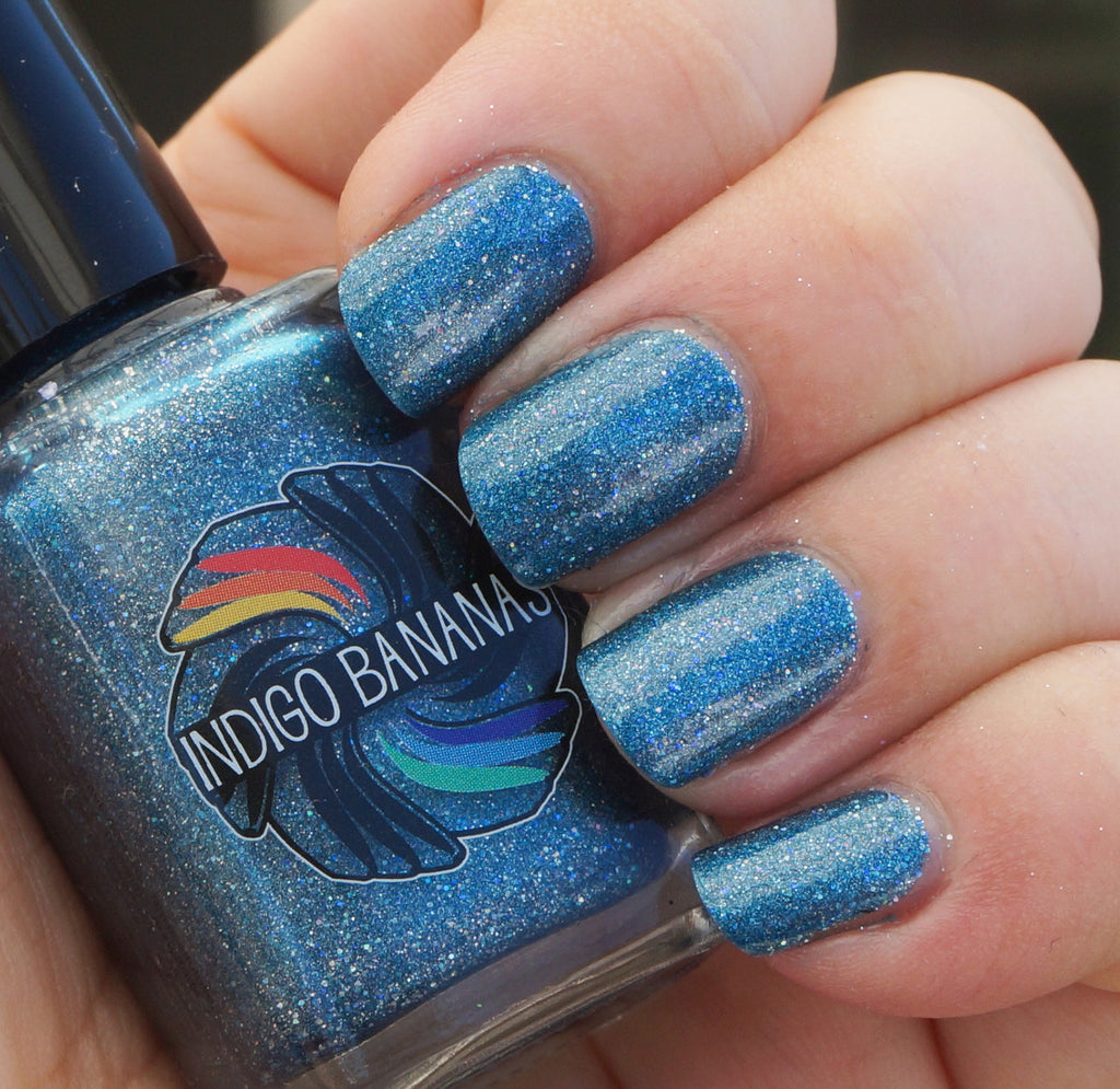 Little Big Dipper - blue linear holographic - super holo – Indigo Bananas