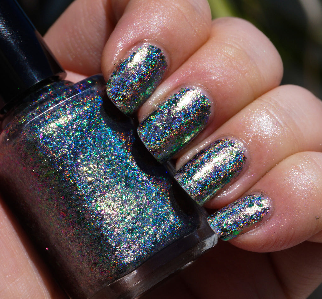 Watercolor Memories (HOLO) - pink-beige/green mega chrome flakie ...