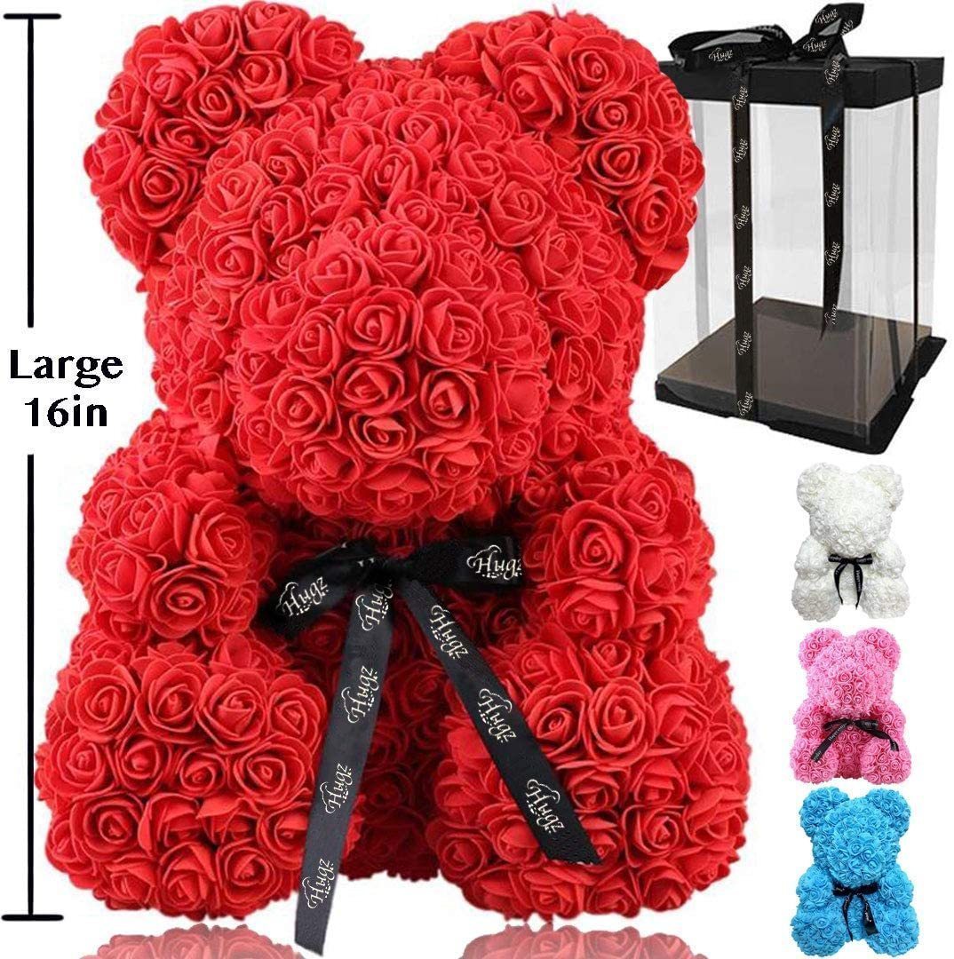 huge rose bear