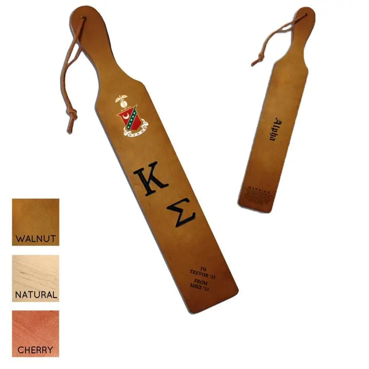 Kappa Sig Personalized Traditional Paddle Sigma Store