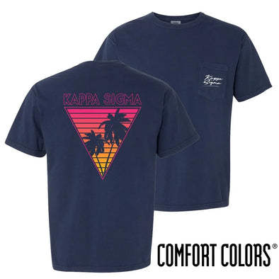 Tee Kappa Wilderness Sigma Comfort Colors Sig Retro Pocket Kappa Sleeve Berry Long Store – Official