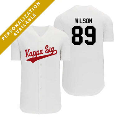 Kappa Kappa Psi - Baseball Jersey With Crest - The Upper Octave
