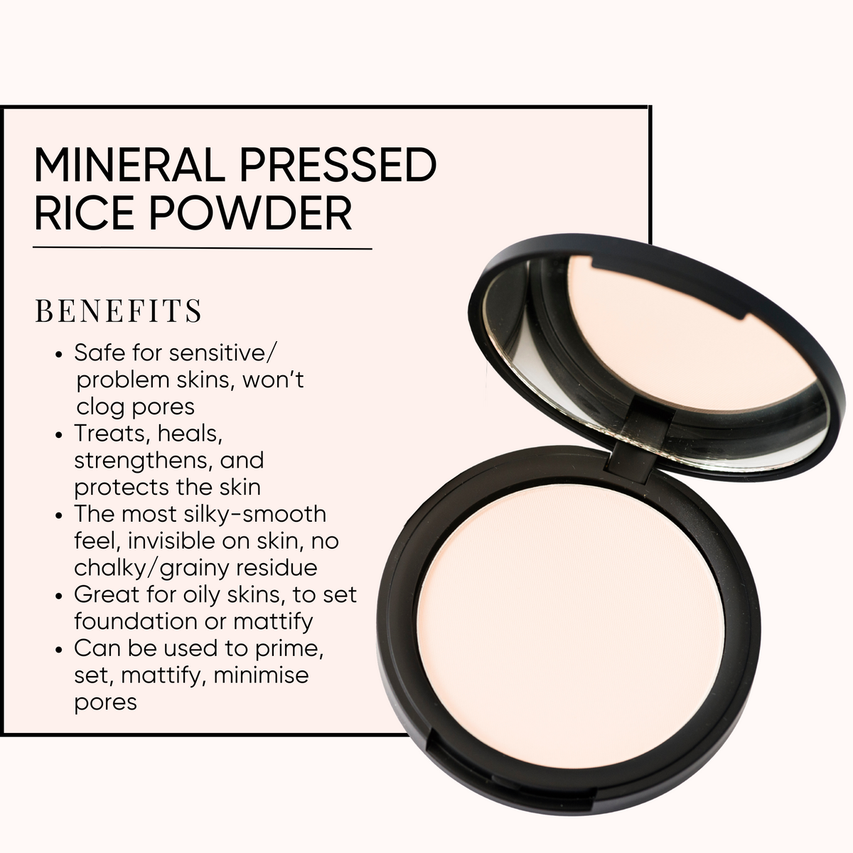 mineral pressed rice powder