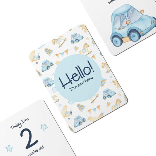 Twinkle Car Baby Milestone Cards - Set of 25