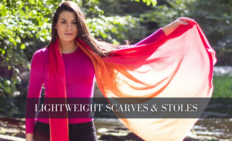 lighweight scarves & stoles