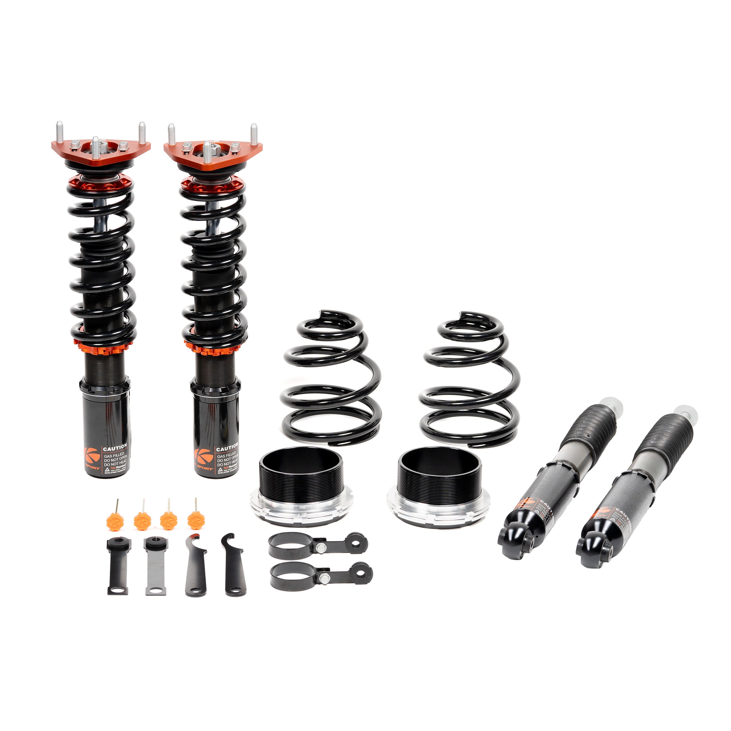 1984-1992 - VOLVO - 740, Excluding Independent Rear Suspension; Front Requires Welding - Ksport USA Suspension Coilovers