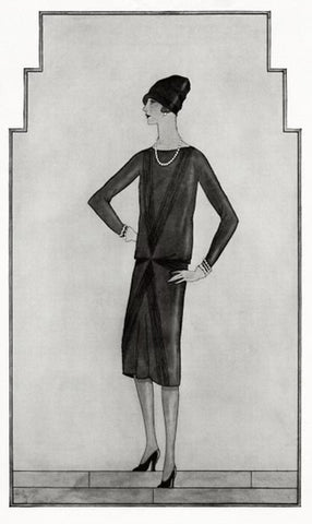 vogue little black dress 1920s