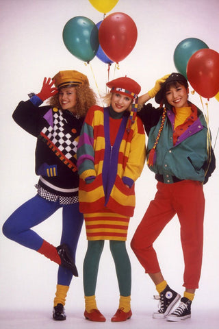 bright colors - 1980s -worst trends
