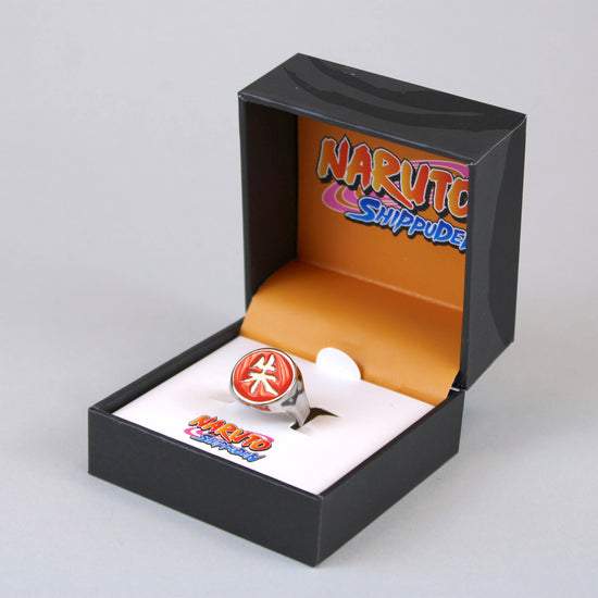 Naruto First Hokage Necklace With Nine Tail Pin Set Collector's Box