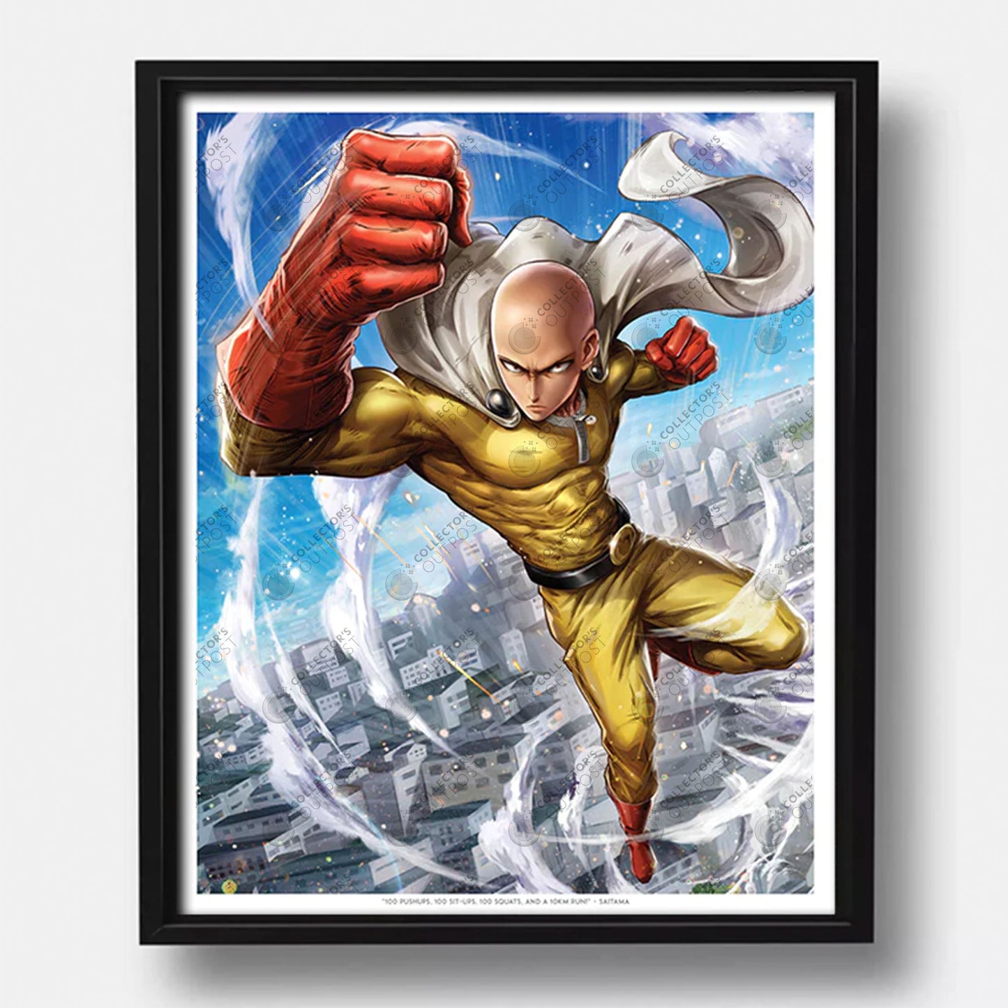 Saitama (One Punch Man) Legacy Portrait Art Print