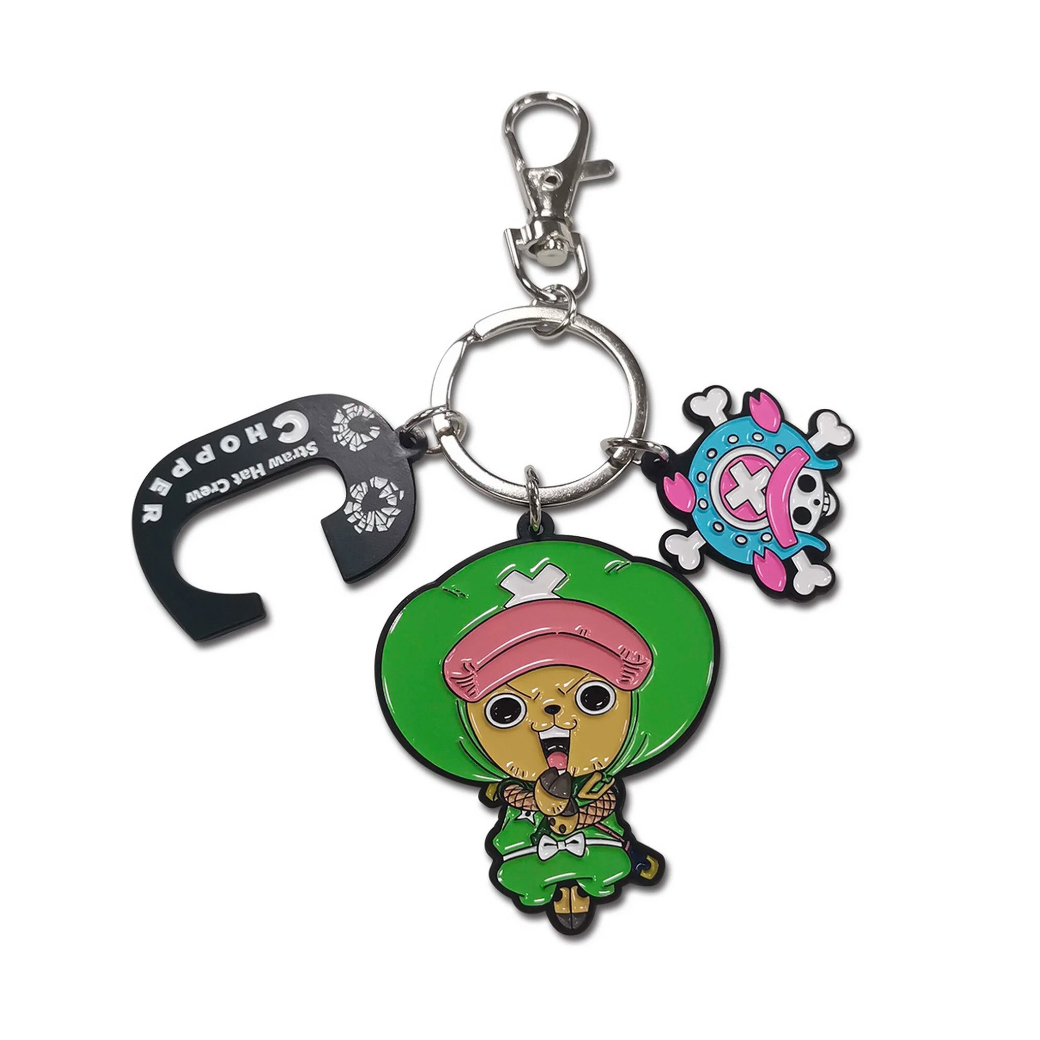 Chopper One Piece Enamel Multi-Charm Keychain