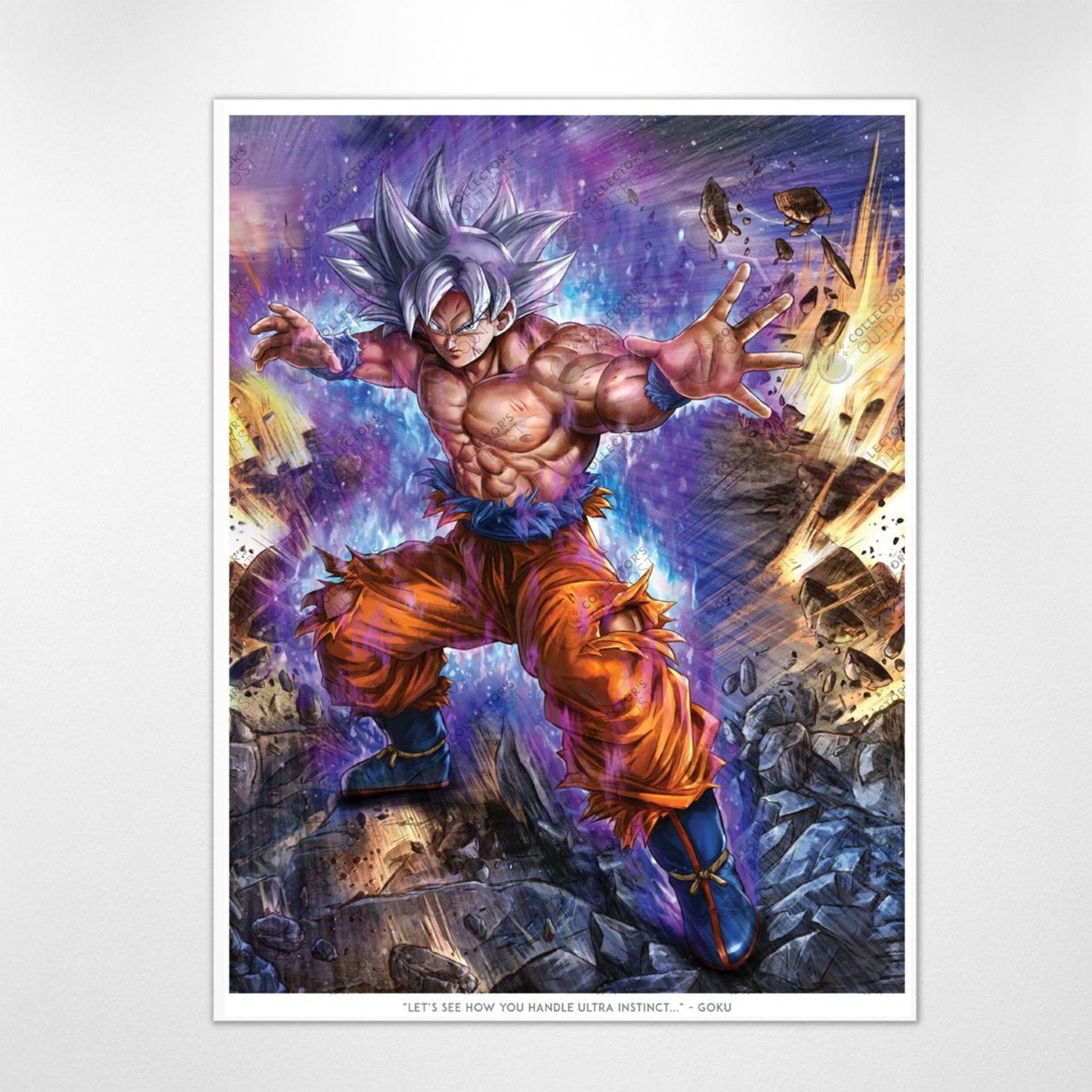 Son Goku Super Saiyan Blue Dragon Ball Z Legacy Portrait Art